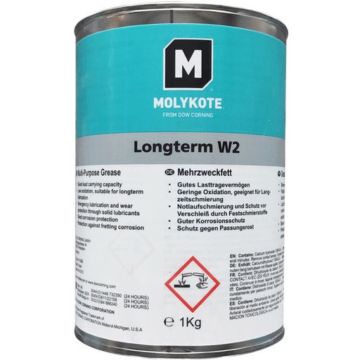 [MK1010252100] Longterm W2 MOLYKOTE barattolo Kg.1